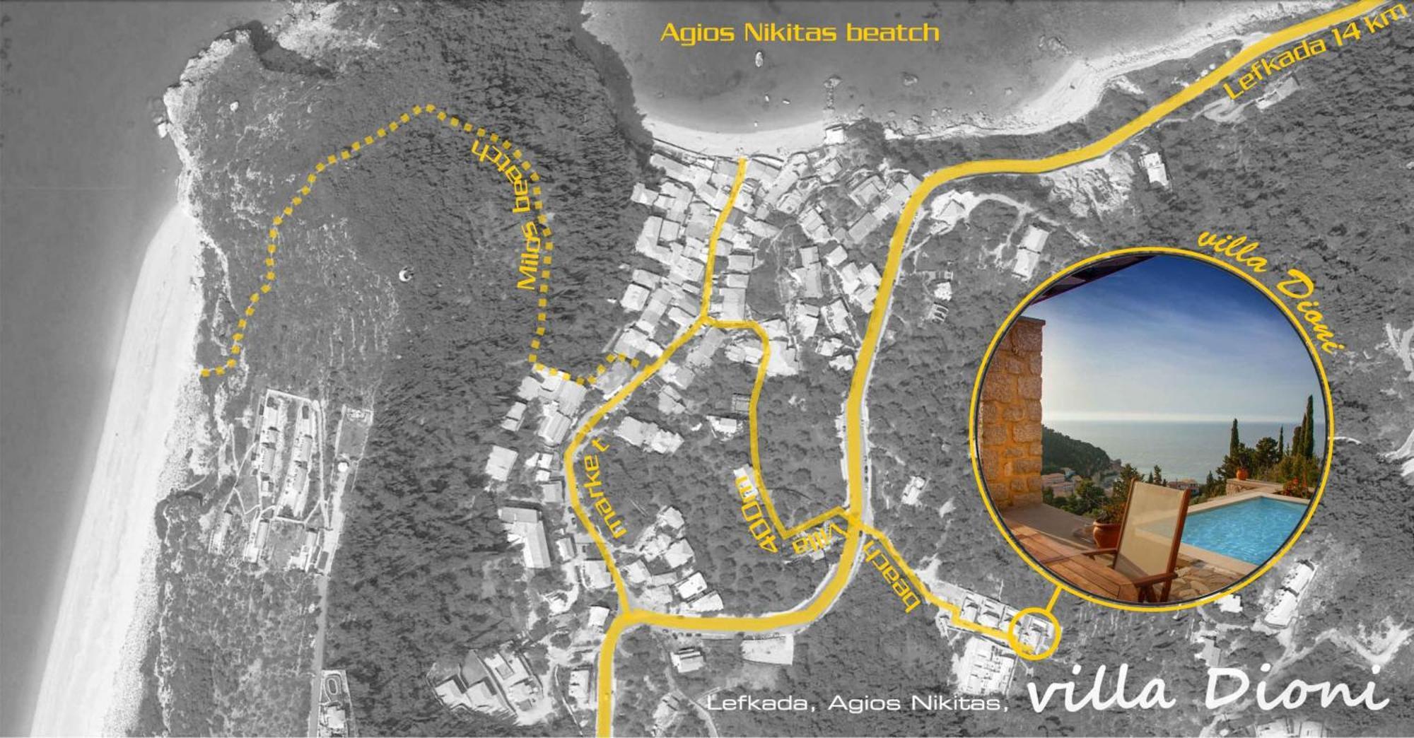 Villa Dioni Ayios Nikitas Ngoại thất bức ảnh